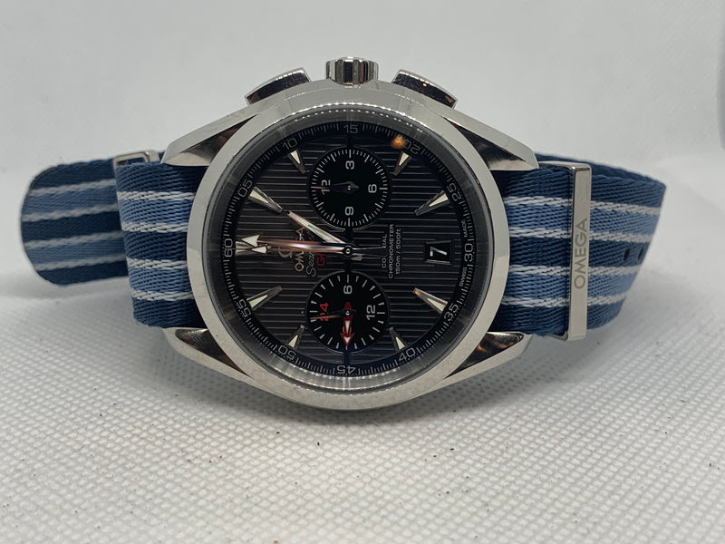 Omega Seamaster Aqua Terra Chronograph GMT Watch 231.10.43.52.06.001 Box