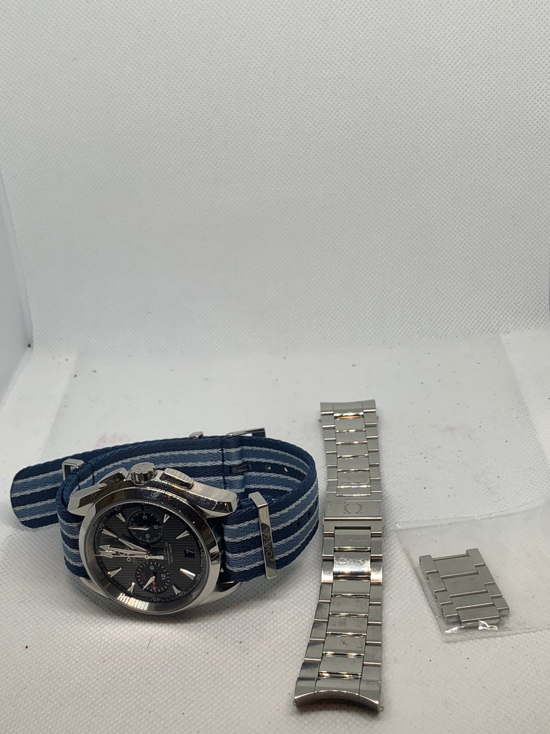 Omega Seamaster Aqua Terra Chronograph GMT Watch 231.10.43.52.06.001 Box