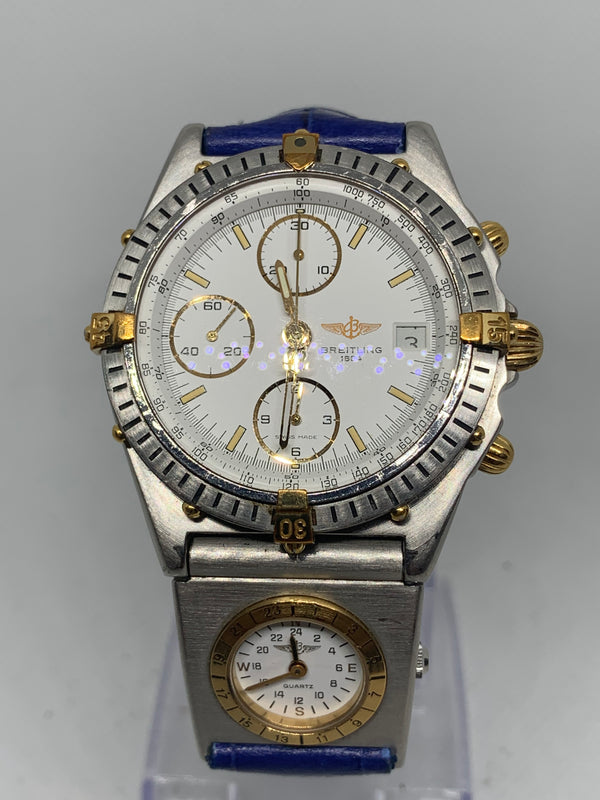 Breitling Chronomat B13047 Top Steel & Gold Chronograph