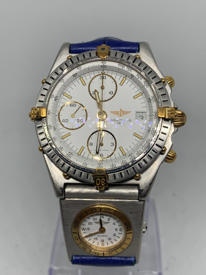 Breitling Chronomat B13047 Top Steel & Gold Chronograph