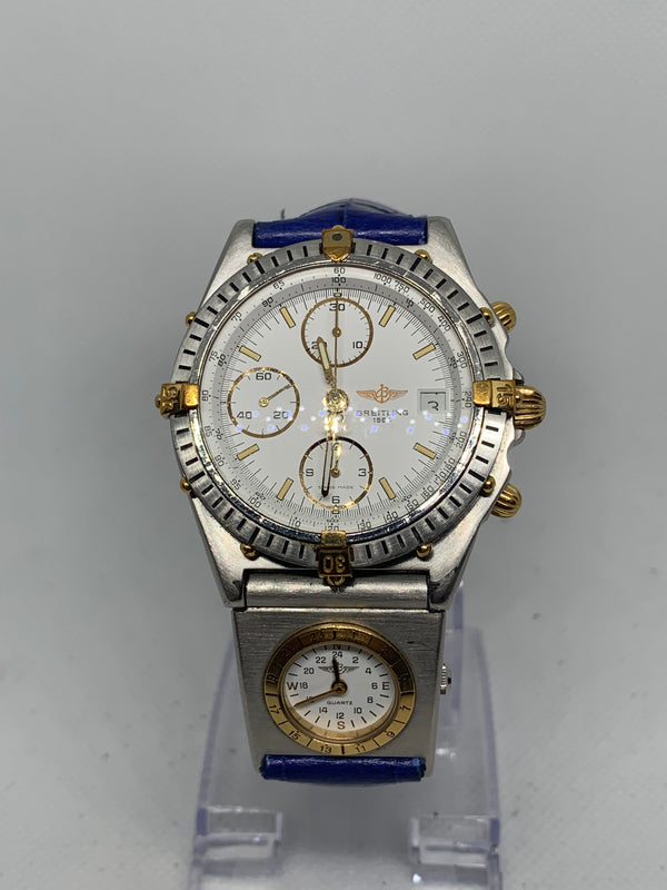 Breitling Chronomat B13047 Top Steel & Gold Chronograph