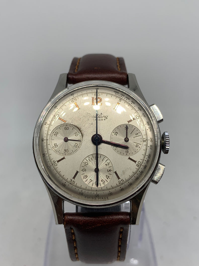 Breitling Premier 787 chronograph caliber venus 178 steel 1940