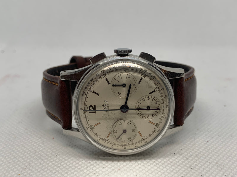 Breitling Premier 787 chronograph caliber venus 178 steel 1940