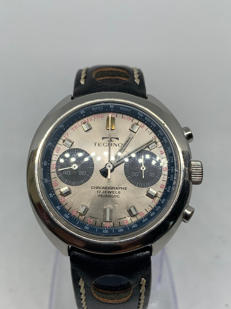Technos Rare Vintage Chronograph Valjoux 7733