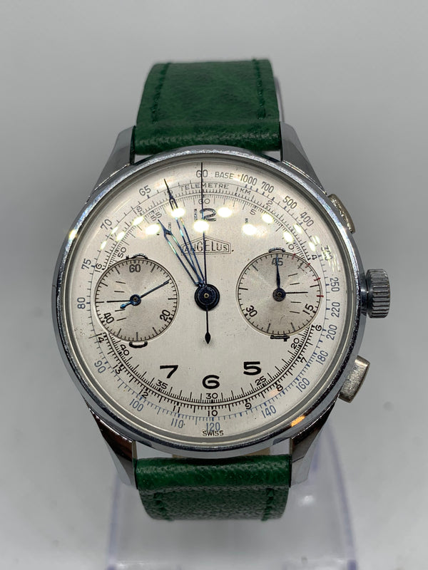 Angelus Chronograph 1940s Mint Cal 215 column wheel
