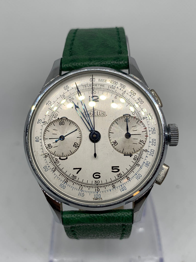 Angelus Chronograph 1940s Mint Cal 215 column wheel