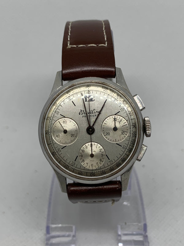 Breitling Premier 787 chronograph caliber venus 178 steel 1940