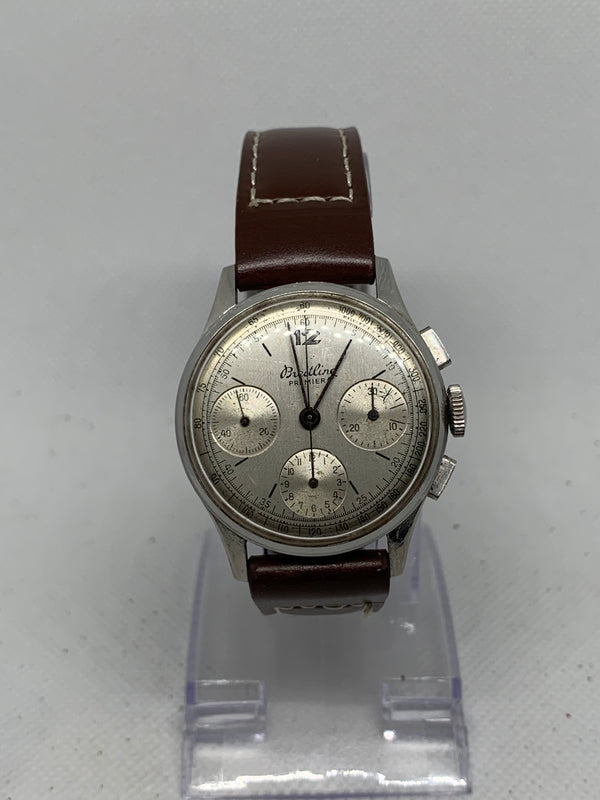 Breitling Premier 787 chronograph caliber venus 178 steel 1940
