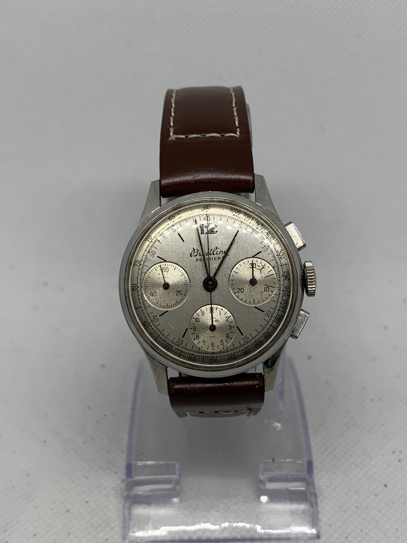 Breitling Premier 787 chronograph caliber venus 178 steel 1940
