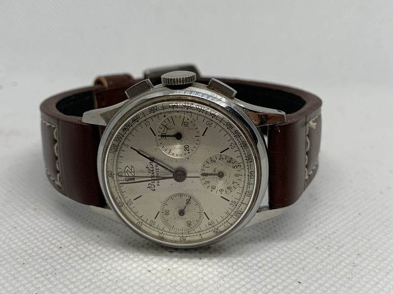 Breitling Premier 787 chronograph caliber venus 178 steel 1940