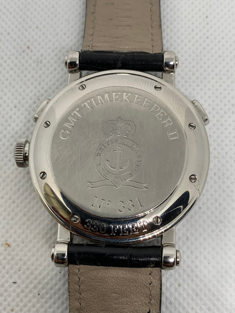 Arnold & Son Timekeeper GMT Stainless Steel Watch