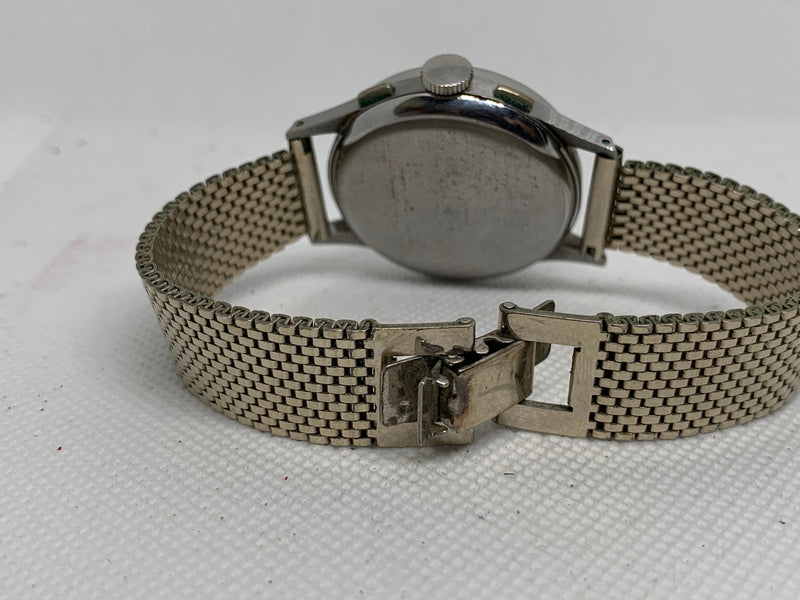 Wittnauer Vintage Chronograph Val. 72c Triple Date Calendar 3 Registers Steel