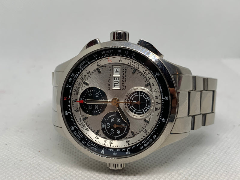 Hamilton Khaki X-Patrol Aviation X-Patrol Chronograph Automatic Stainless Steel Men's Watch H765660