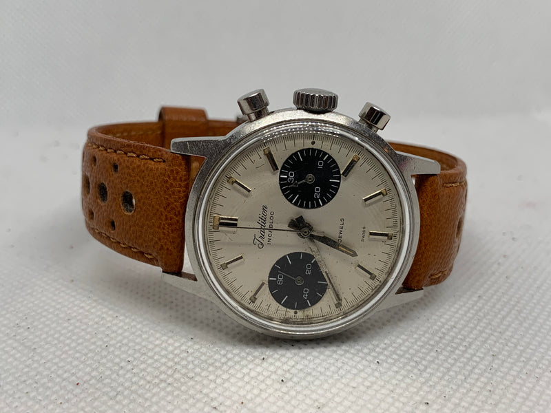 Tradition 1960s Chronograph Ref. 73323 By Heuer For Sears Roebuck And Co.