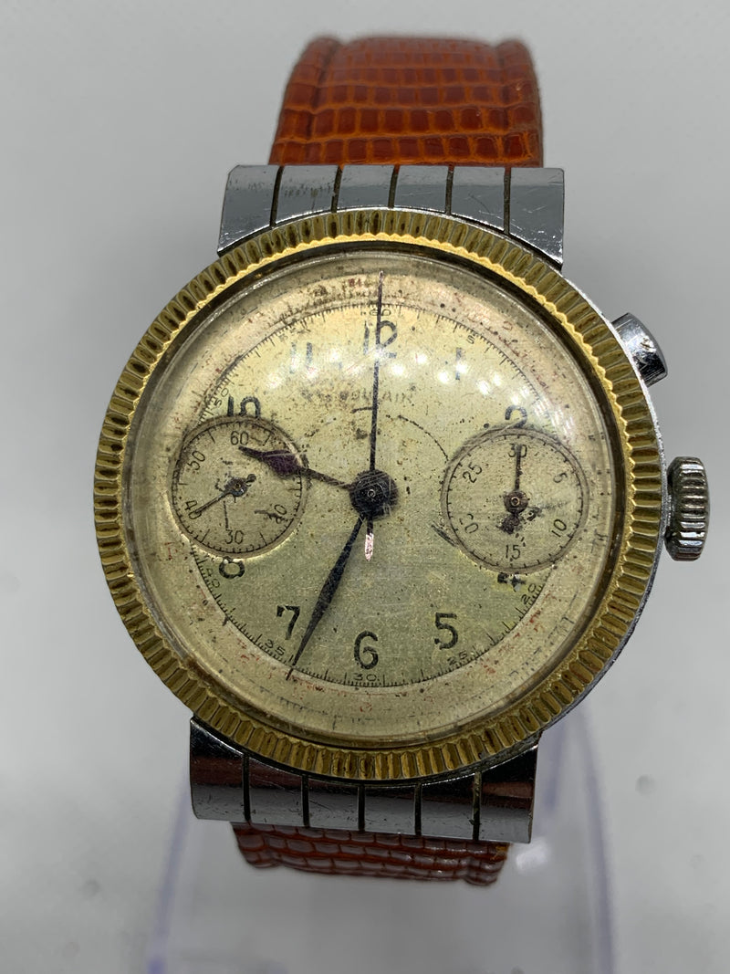 Vulcain Monopusher vintage Chronograph