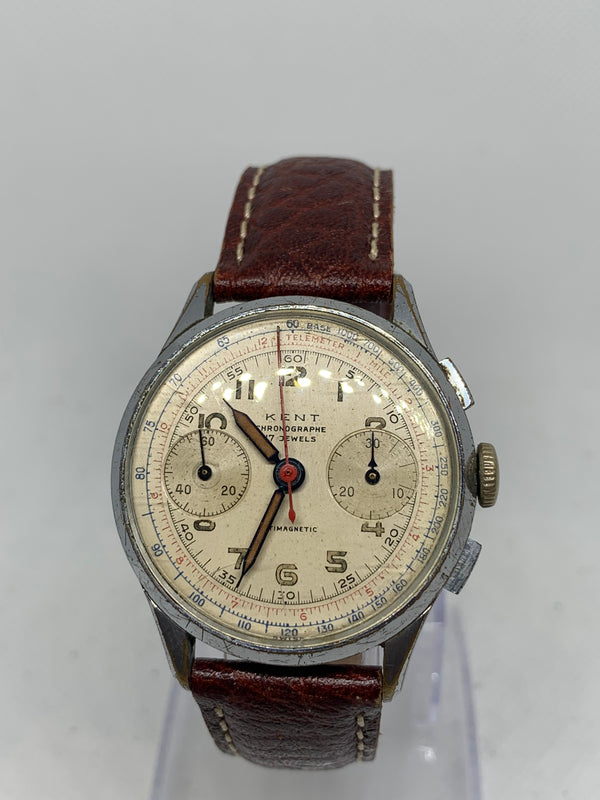 Kent Incabloc GP Chronograph Watch