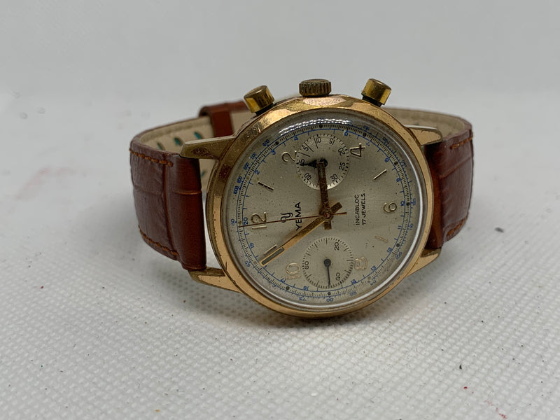 Yema Chronograph Valjoux 7730 Rallygraf