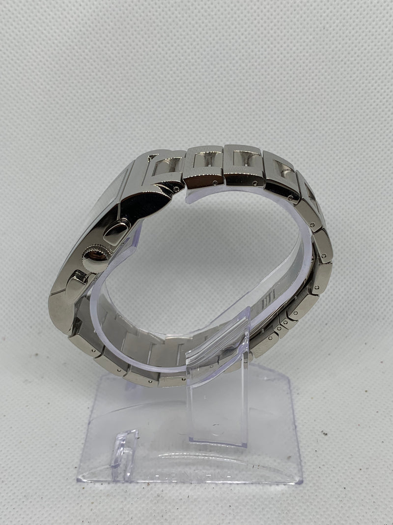 Bulgari Rettangolo RTC49S Chronograph Edelstahl Silber 47x29mm Unisex