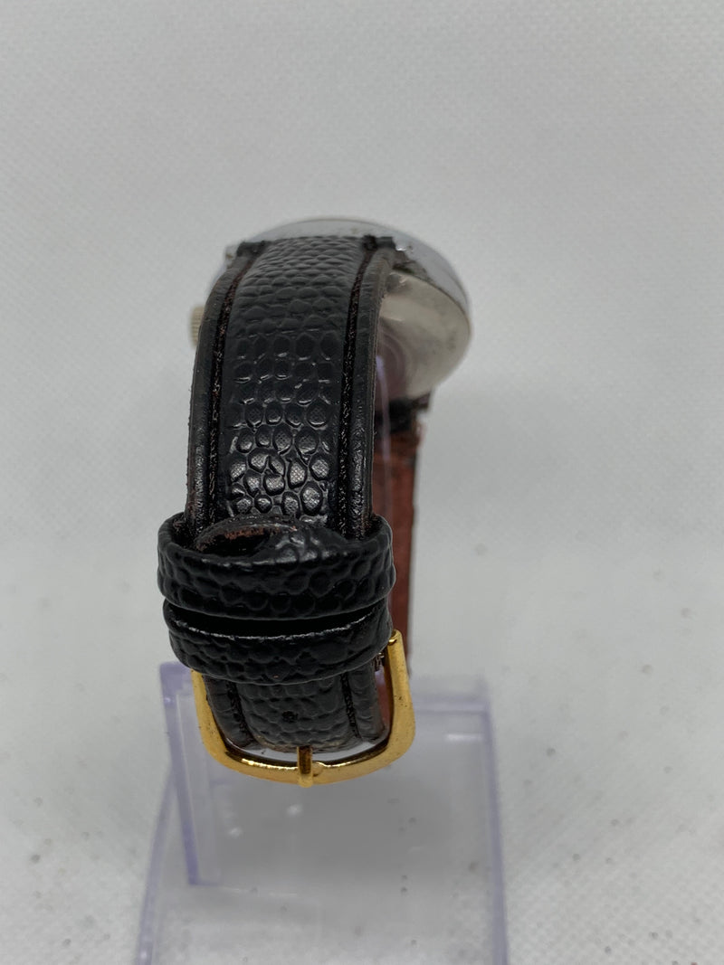 Pierce 1940s Swiss Military Vision Monopusher Chronograph Mens Watch Wristwatch