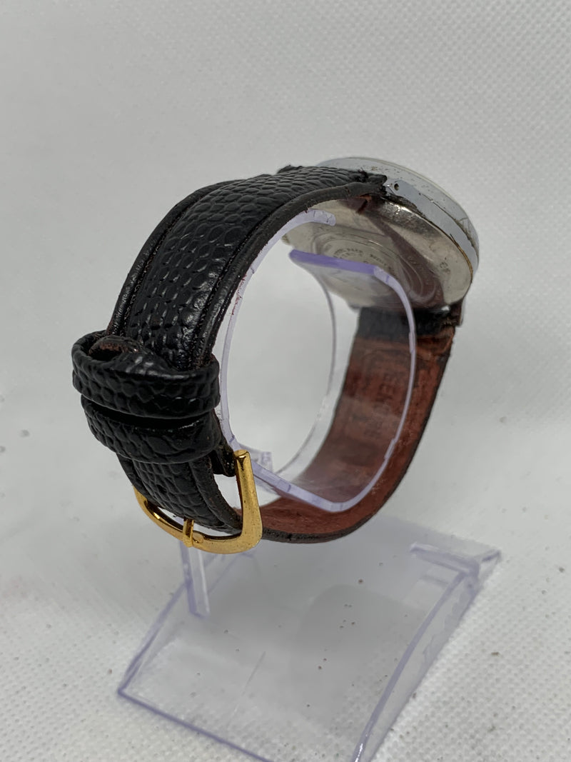 Pierce 1940s Swiss Military Vision Monopusher Chronograph Mens Watch Wristwatch