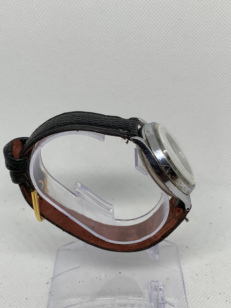 Pierce 1940s Swiss Military Vision Monopusher Chronograph Mens Watch Wristwatch