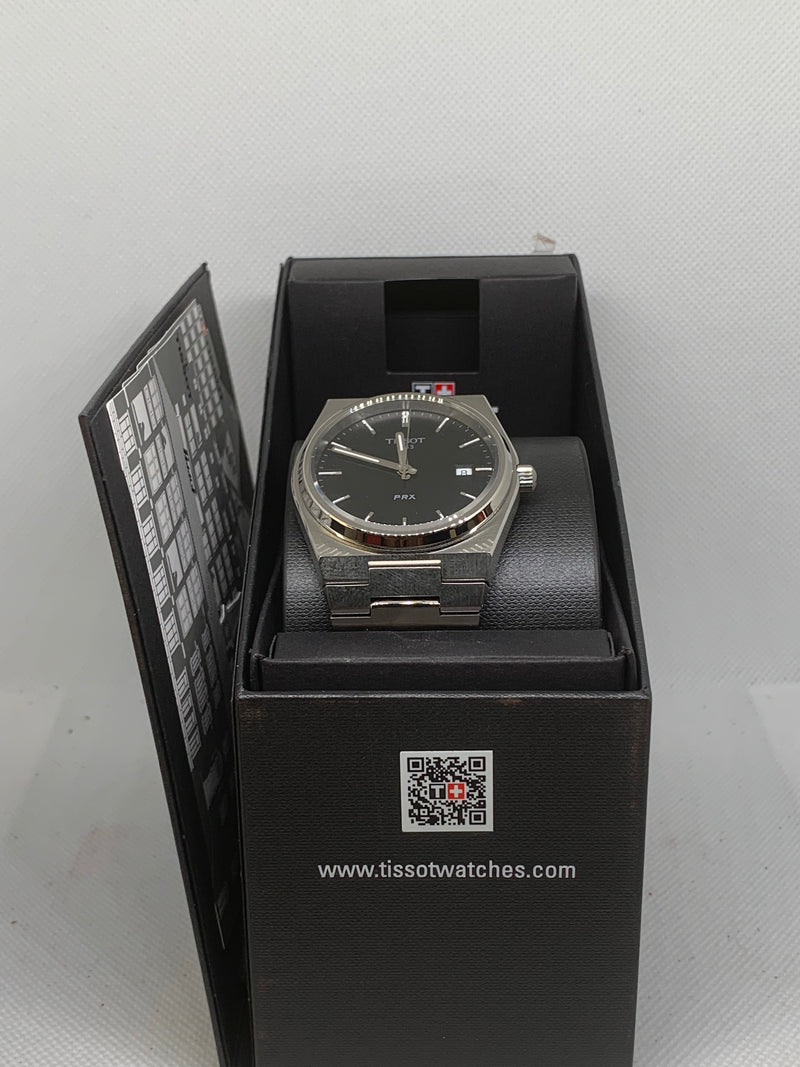 Tissot PRX T137.410.11.051.00 40 mm Steel Black Dial Swiss Men's Watch
