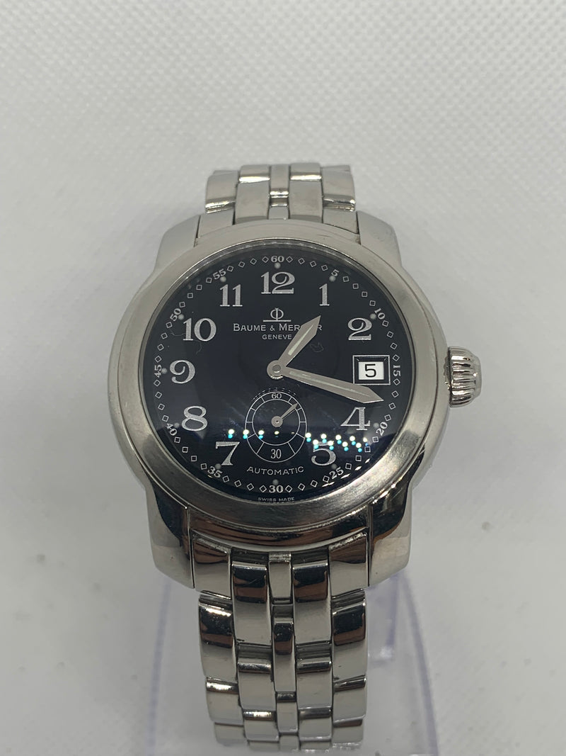 Baume & Mercier Capeland MV045221 Automatic Steel Black Dial Mens Watch