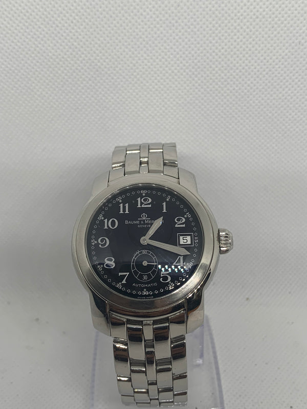 Baume & Mercier Capeland MV045221 Automatic Steel Black Dial Mens Watch