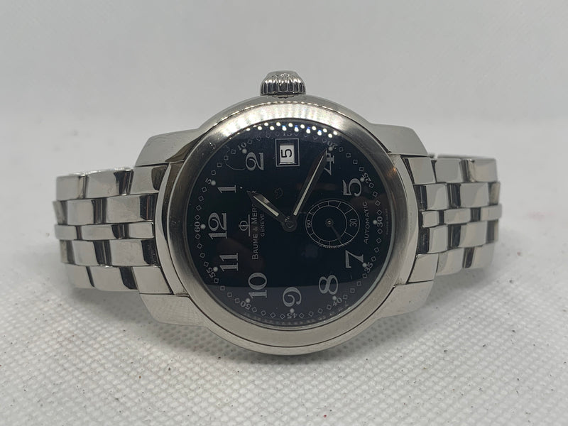 Baume & Mercier Capeland MV045221 Automatic Steel Black Dial Mens Watch