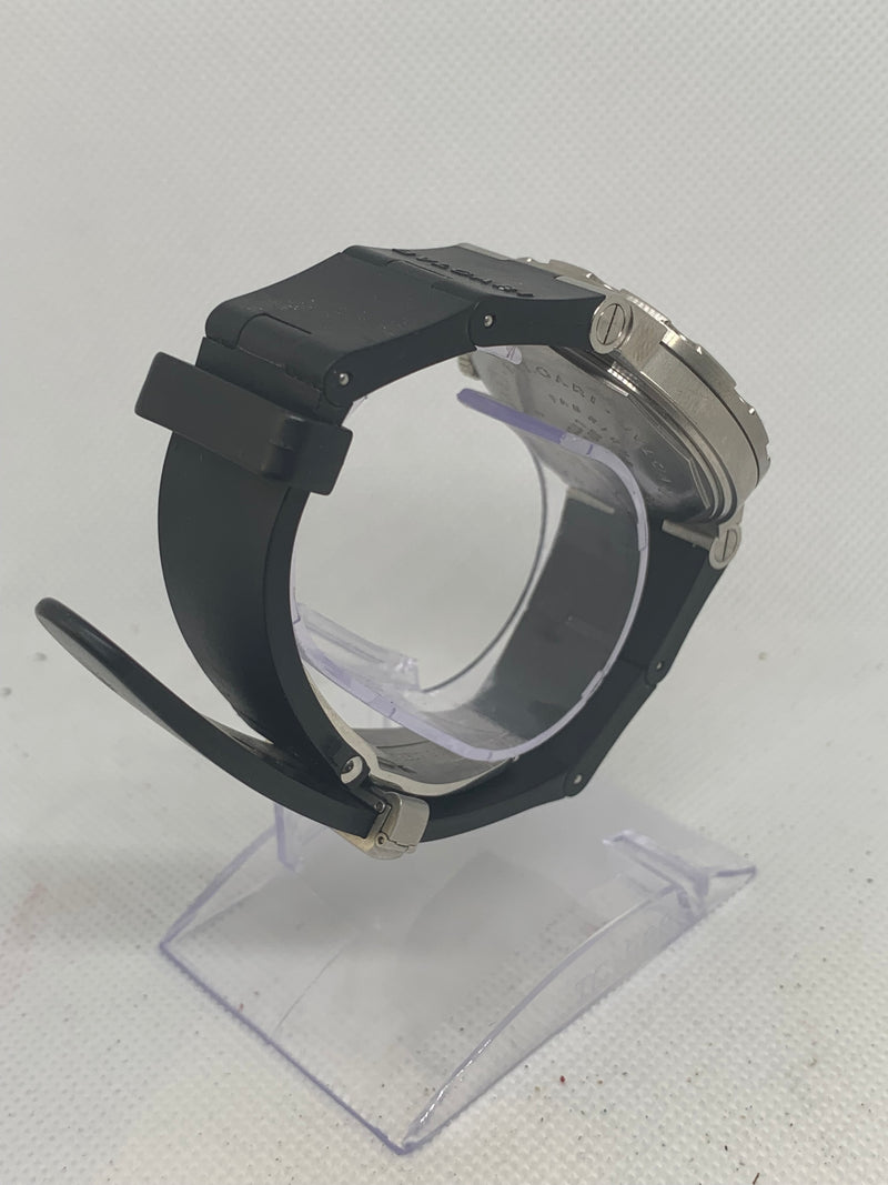 Bulgari Diagono Scuba 200M Automatic Chronometer Black Dial Black Rubber Strap SD 38 S