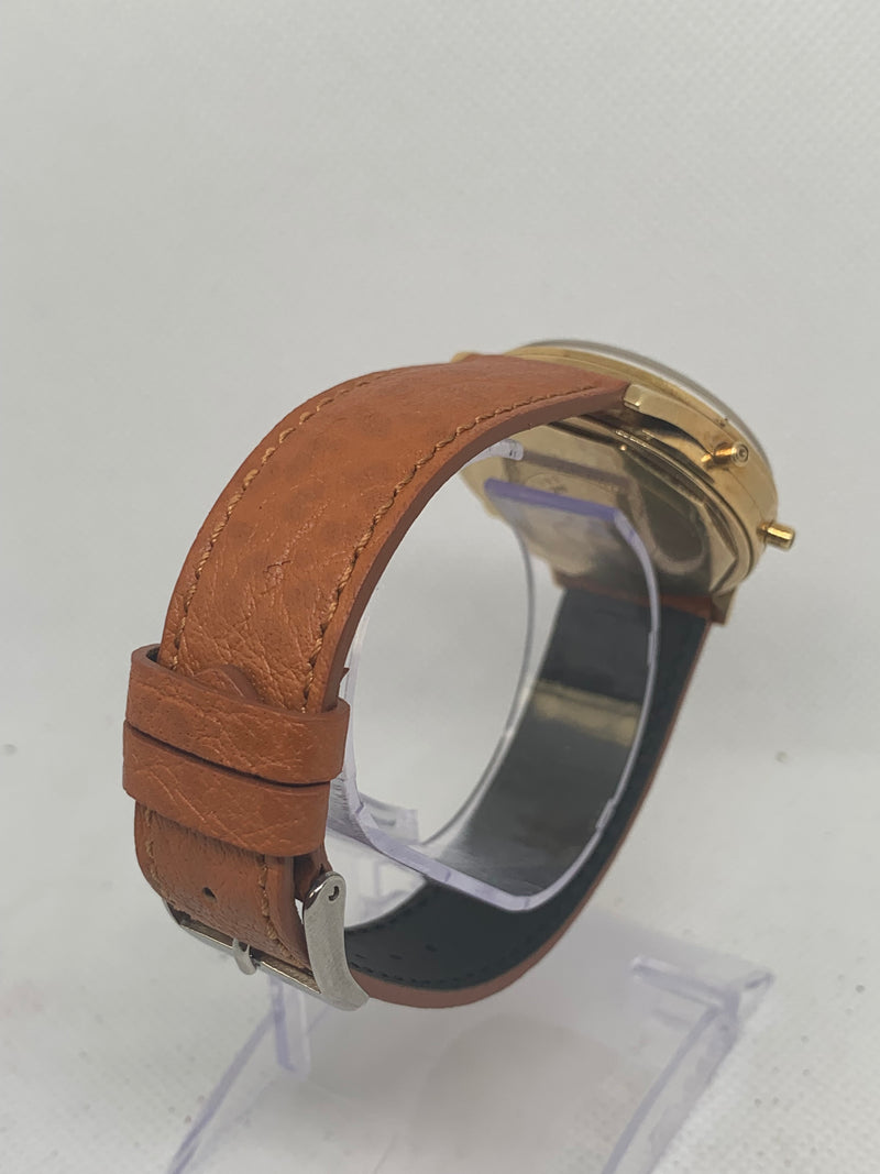 Tourneau Datofix Chronograph Triple Calendar Moonphase Ref386 Solid Gold14k Valjoux 88 38mm 1950s