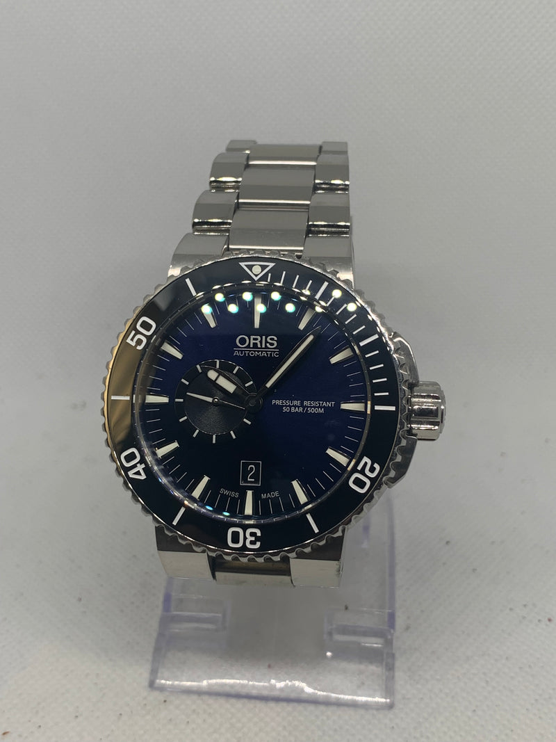 Oris Aquis Small Second Date Full Set