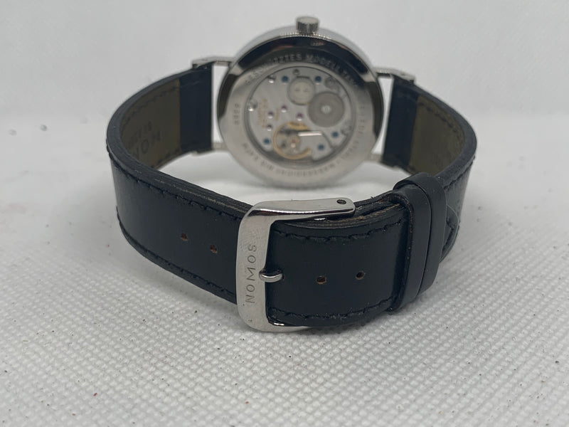 NOMOS Tangente 38 Glashutte Tangente 38 37.5mm Sapphire Crystal Back