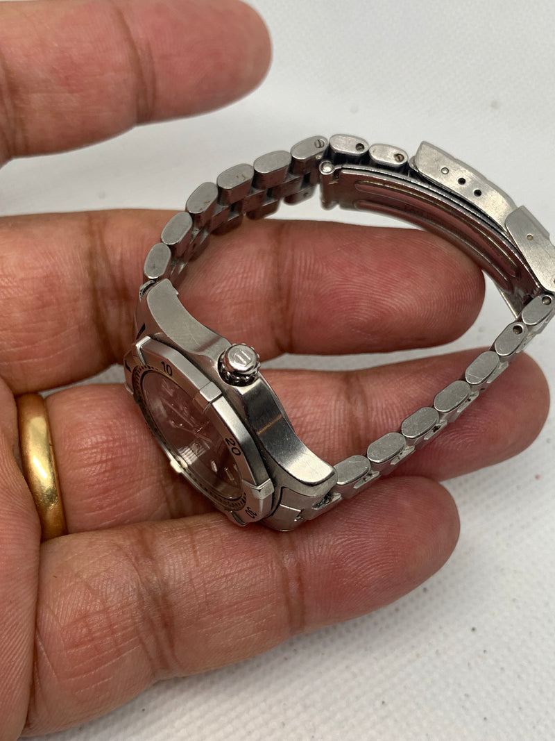 TAG Heuer 2000 Vintage 962.215 Ladies 30mm Silver/Grey Dial with Date