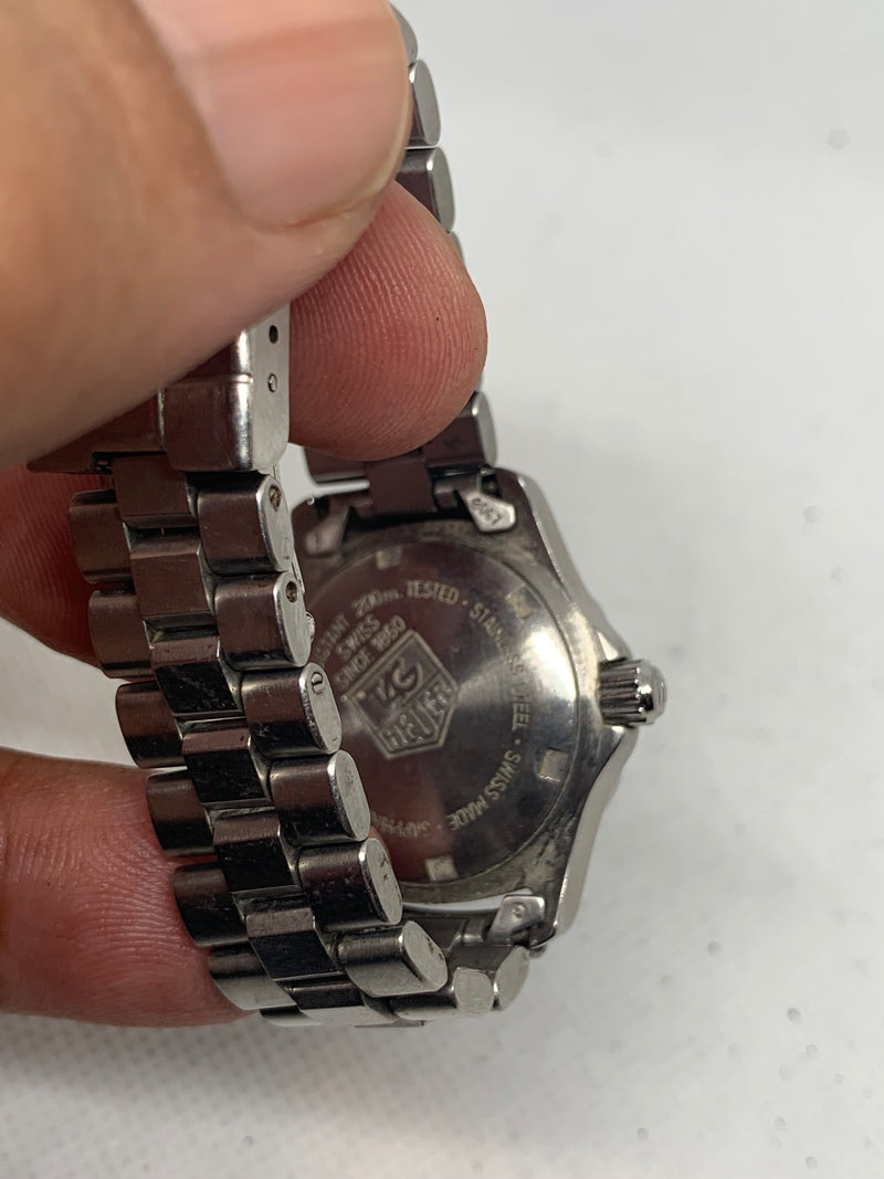 TAG Heuer 2000 Vintage 962.215 Ladies 30mm Silver/Grey Dial with Date