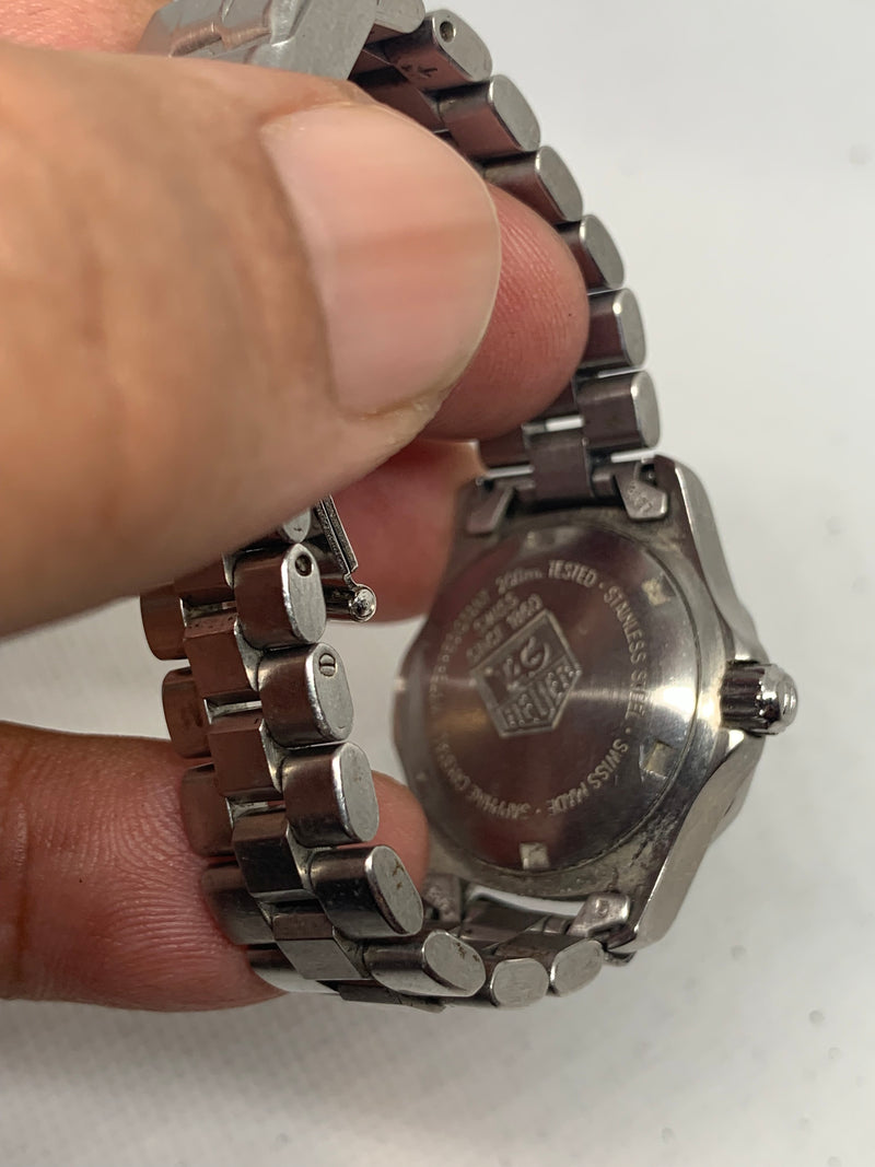 TAG Heuer 2000 Vintage 962.215 Ladies 30mm Silver/Grey Dial with Date