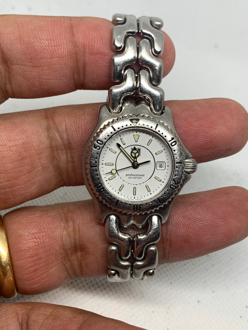 TAG Heuer WG1312-0 Quartz White Dial Stainless Steel Women's Watch