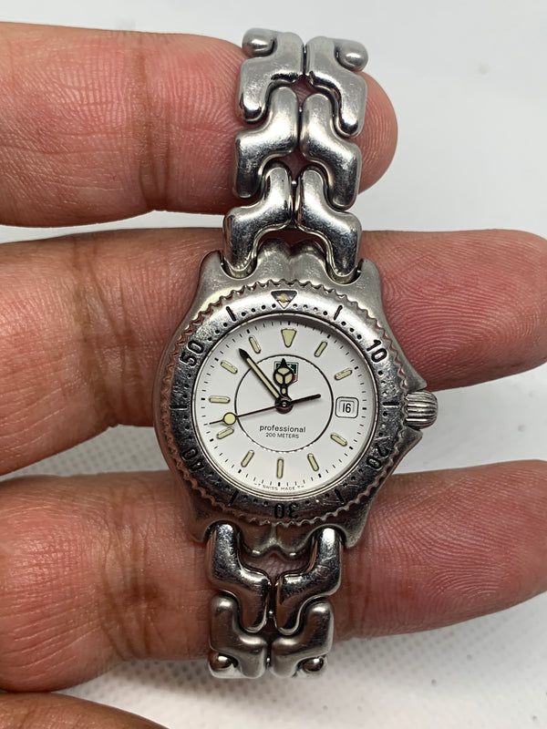 TAG Heuer WG1312-0 Quartz White Dial Stainless Steel Women's Watch