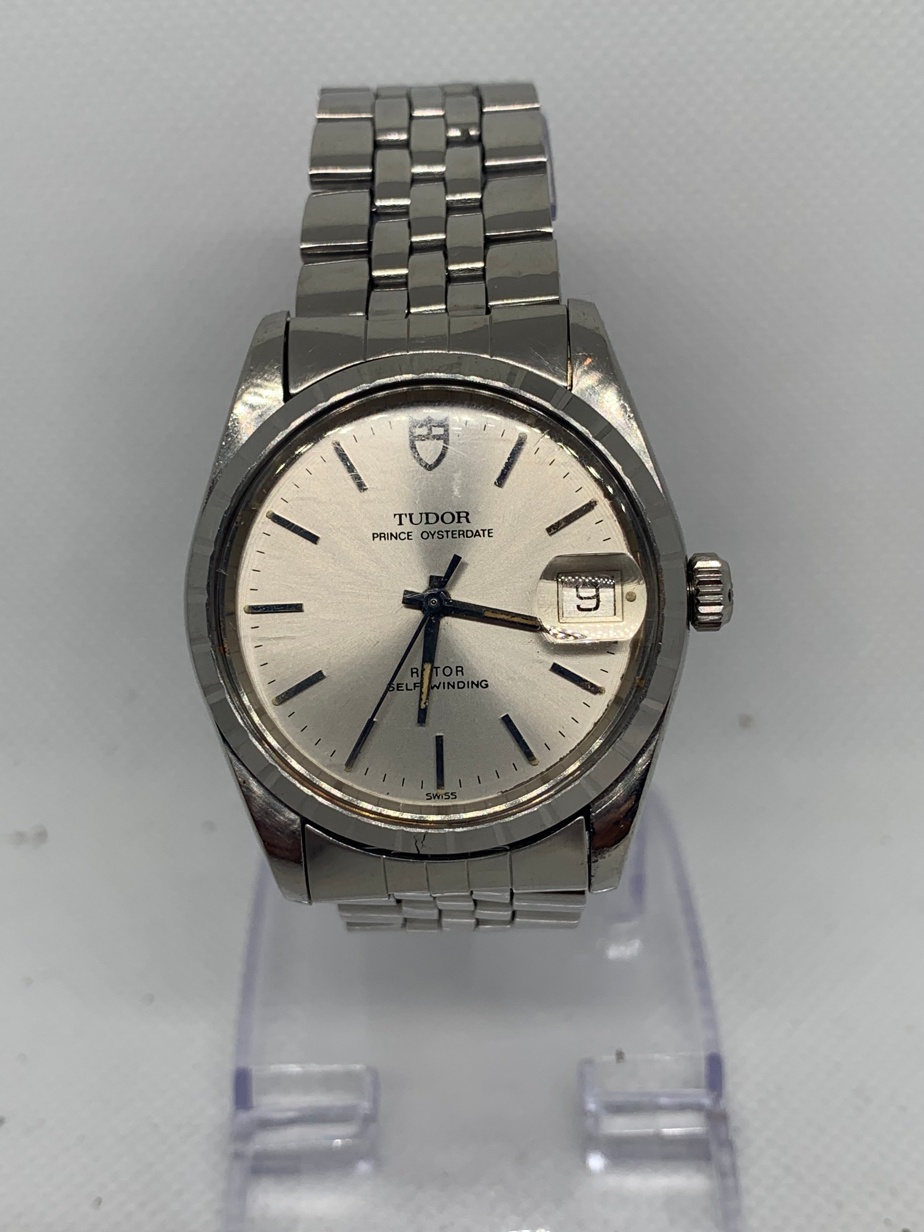 Tudor Prince Oysterdate Self Winding Rlx Oyster Case vintage Steel bra ...