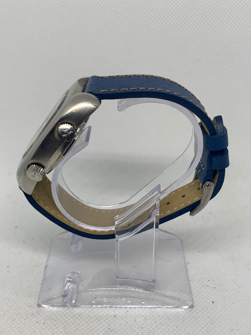 Jaeger-LeCoultre Memovox Ref. E872 Vintage Blue Dial Alarm Watch - Cal. 916