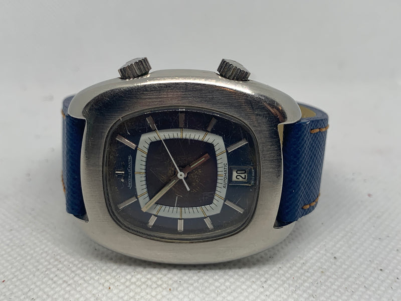 Jaeger-LeCoultre Memovox Ref. E872 Vintage Blue Dial Alarm Watch - Cal. 916