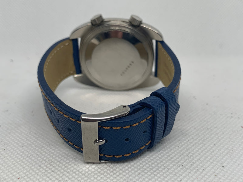 Jaeger-LeCoultre Memovox Ref. E872 Vintage Blue Dial Alarm Watch - Cal. 916