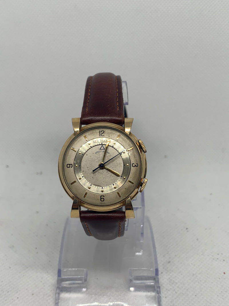 Jaeger-LeCoultre Memovox 1955 Memovox Vintage Mens Wrist Alarm - 10K Gold Filled