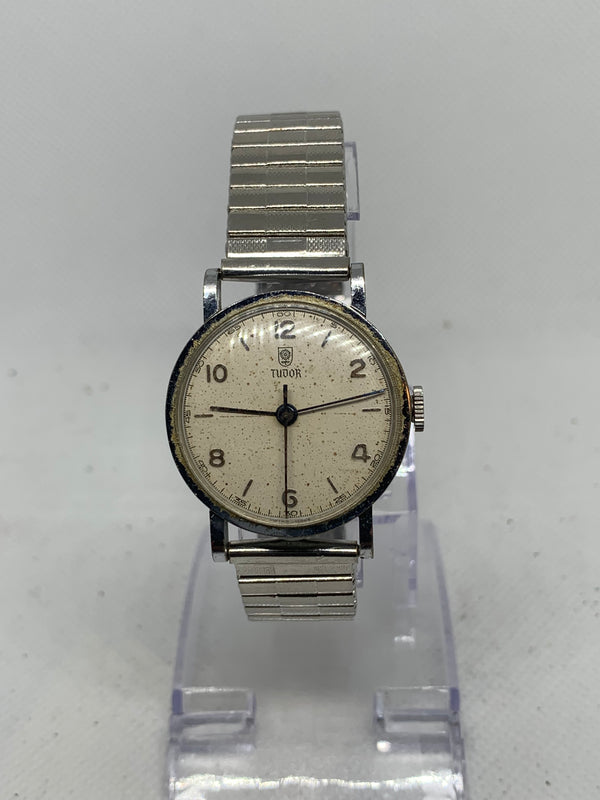 Tudor by Rolex Stainless Steel Military Officers Doctors Vintage Swiss Made Ca. 1950