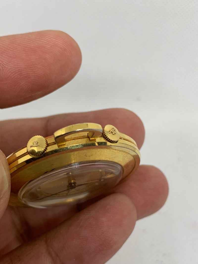 Jaeger-LeCoultre Table Clock Classic Gold Vintage Pendant Pocket Watch Table Alarm Clock