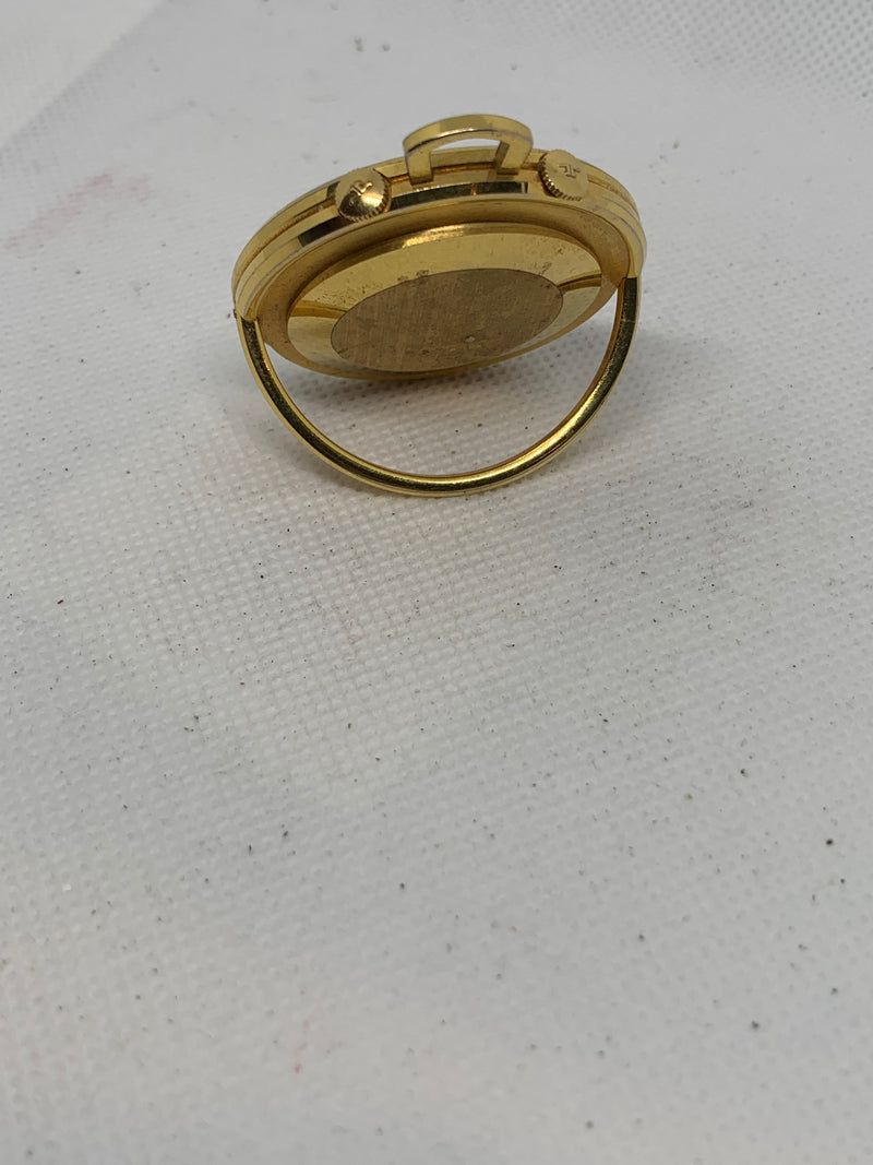 Jaeger-LeCoultre Table Clock Classic Gold Vintage Pendant Pocket Watch Table Alarm Clock