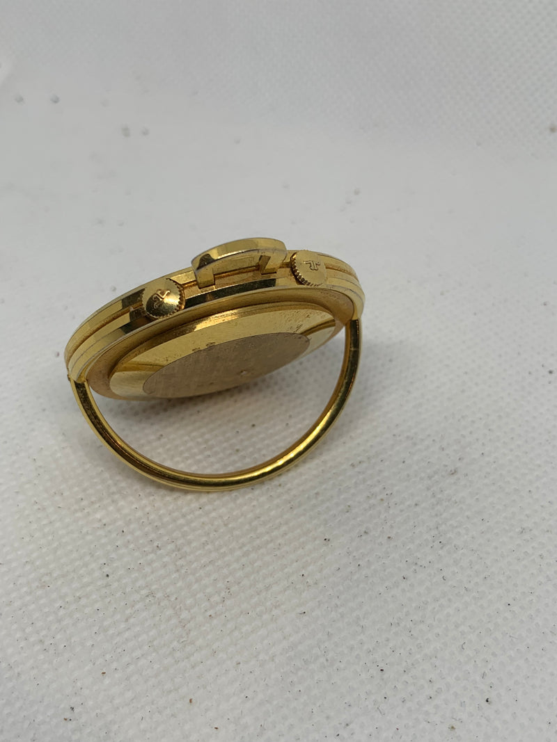 Jaeger-LeCoultre Table Clock Classic Gold Vintage Pendant Pocket Watch Table Alarm Clock