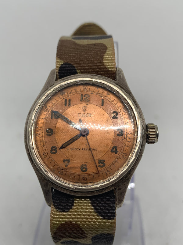 Tudor Oyster Shock-Resisting Manual Wind Vintage military watch