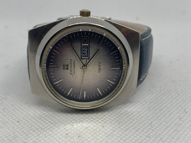 Zenith Defy day date automatic wave dial ref 01-0060-345