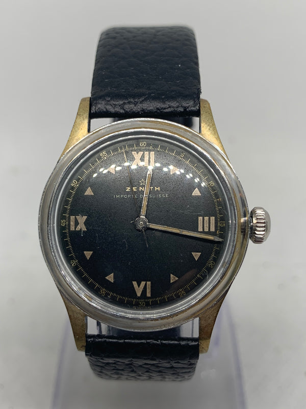 Zenith Milirary Vintage Manual Wind Wristwatch 31mm